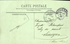 CPA Lyon Le Parc De La Tete D'Or Sous La Neige les patineurs