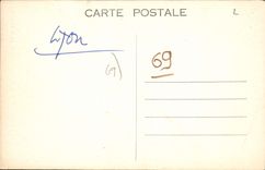 CPA Lyon le royal Hotel Et I'Ancien Clocher De La Charite