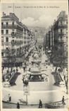 CPA Lyon Perspective De La Rue De La Republique