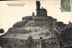 CPA Bourgneuf Val D'Or Ruines De Montaigut