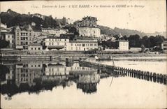 CPA L'Ile Barbe Vue Generale De Cuire Et Le Barrage