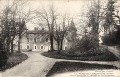 CPA St Genis I'Argentiere Entree Principale château de la Valsonnière