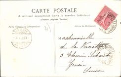 CPA Bourbon Lancy Interieur De I'Eglise