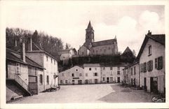 CPA Chateauneuf Place Et Eglise
