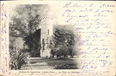 CPA Chateau De Lamartine A Saint Point La Tour De I'Horloge