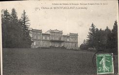 CPA Montvaillant Château