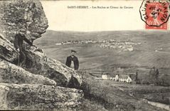 CPA Saint Desert Les Roches Et Coteau De Cercaut