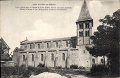CPA Eglise De Rigny Sur Arroux