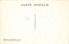 CPA Etang Sur Arroux Grotte Notre Dame De Lourdes