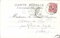 CPA Chazeu ruines Du Château de Chazeu Brion-Laisy