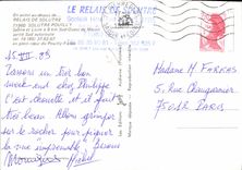 CPSM Solutre Pouilly relais de SOLUTRE
