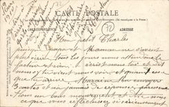 CPA Le Mans L'Eveche Monseigneur de BONFILS expulsé le 20 décembre 1906