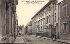 CPA Le Mans Lycee De Jeunes Filles rue Berthelot rue Saint-Bertrand