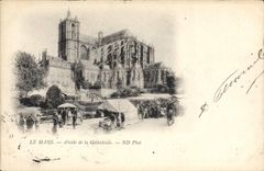 CPA Le Mans Abside De La Cathedrale