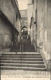 CPA Le Mans L'Escalier De La Grande poterne