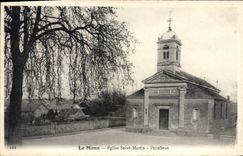 CPA Le Mans Eglise Saint Martin Pontlieue