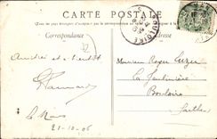 CPA Le Mans Escalier De La Grande Poterne