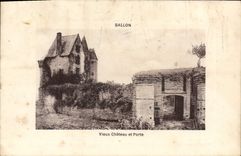 CPA Balon Vieux Chateau Et Porte