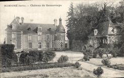 CPA Aubigne Chateau De Gennevraye