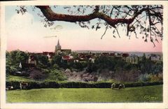 CPA Fresnay Sur Sarthe Vue Generale