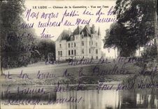 CPA Le Lude Chateau De La Gannetiere Vue Sur I'Eau