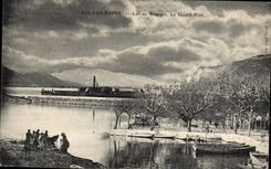CPA Aix Les Bains Lac Du Bourget Le Grand Port