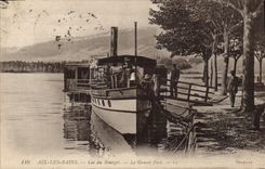 CPA Aix Les Bains Lac Du Bourget Le Grand Port