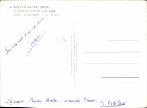 CPSM Aix Les Bains Pavillon Rivollier hotel restaurant