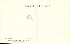 CPA Brides Les Bains Le Casino Et Vue Generale