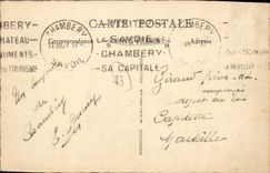 CPA Chambery La Rue Des Portiques