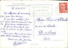 CPSM St Gervais Les Bains téléphérique du mont d'arbois au bettex