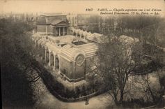 CPA Paris Chapelle Expiatoire Vue vol D'Oiseau boulevard Haussmann