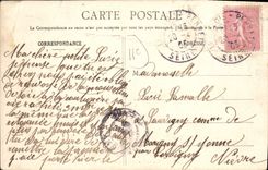 CPA Paris La Rue De La Roquette