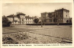 CPA Hopital Notre Dame De Bon Secours potager maternité école d'infirmières