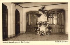 CPA Hopital Notre Dame De Bon Secours vestibule d'entrée