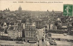 CPA Paris Panorama Vers Le Pantheon
