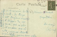 CPA Dieppe Arrivee Du Paquebol D'Angleterre Et La Gare Maritime