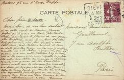 CPA Dieppe Pavillon De Secours Et Les Falaises