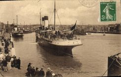 CPA Dieppe bateau Le Brighton