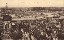 CPA Dieppe Vue Generale Le Pollet Et Le Coteau De Neuville