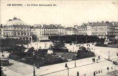 CPA Le Havre La Place Alexandre III