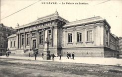 CPA Le Havre Le Palais De Justice