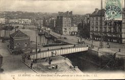 CPA Le Havre Pont Notre Dame Vue Generale Sur Le Bassin Du Roi