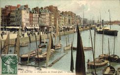 CPA Le Havre Perspective Du Grand Quai