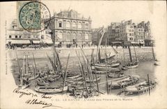 CPA Le Havre L'Anse Des Pilotes Et Le Musee