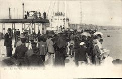 CPA Le Havre Sur La Jetee