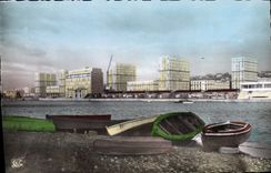 CPA Le Havre Le Bassin Du Commerce nouveaux immeubles