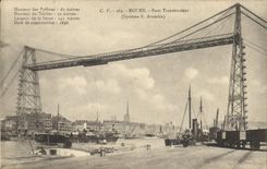 CPA Rouen Pont Transbordeur