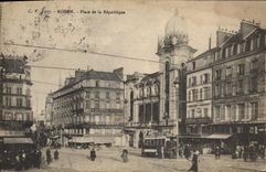 CPA Rouen Place De La Republique