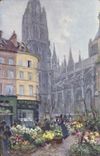 CPA Rouen Marché De la Calende